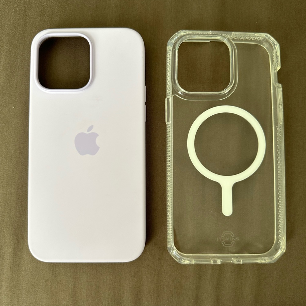 Clear & Purple Apple IPhone 14 Pro Max Case